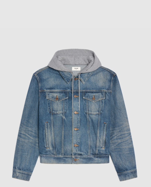 [CELINE-셀린느]트러커 재킷 유니언 워시 데님 2Q4729