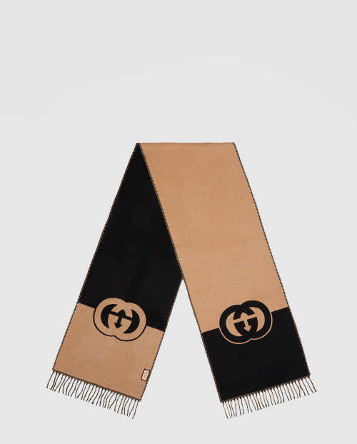 [GUCCI-구찌]인터로킹 G 울 스카프 715497