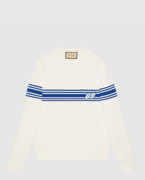 [GUCCI-구찌]스퀘어 GG 니트 울 스웨터 763398