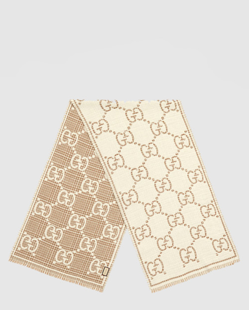 [GUCCI-구찌]GG 울 자카드 스카프 774419