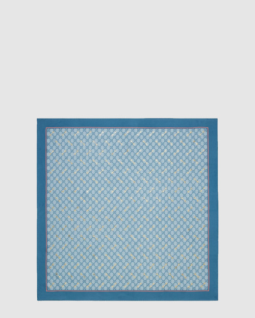 [GUCCI-구찌]GG 프린트 홀스빗 실크 스카프 662576