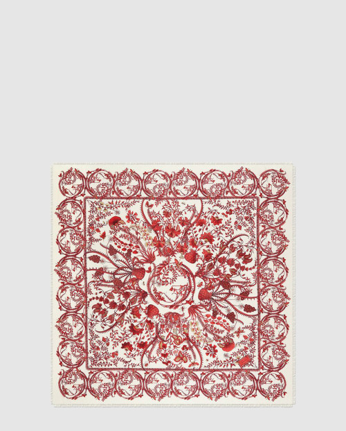 [GUCCI-구찌]상룡 프린트 실크 스카프 774323