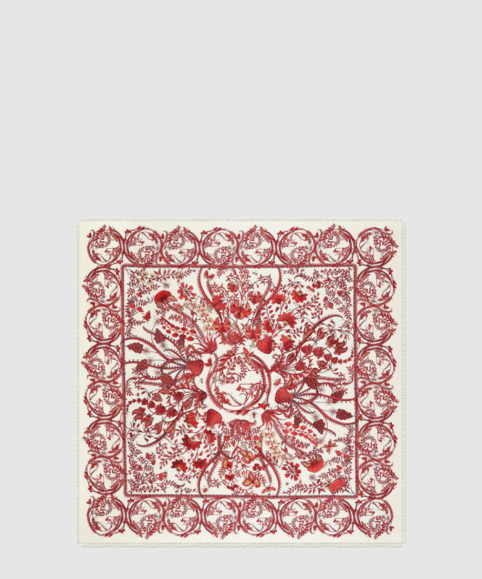 레플리카|이미테이션 gucci-구찌상룡-프린트-실크-스카프-774323