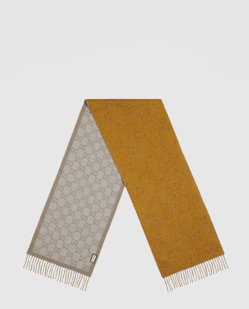 [GUCCI-구찌]GG 울 자카르 스카프 727724