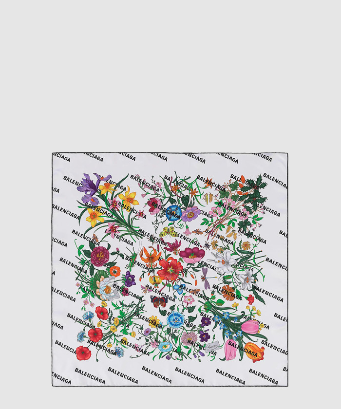 레플리카|이미테이션 gucci-구찌꽃-프린트-실크-스카프-679493