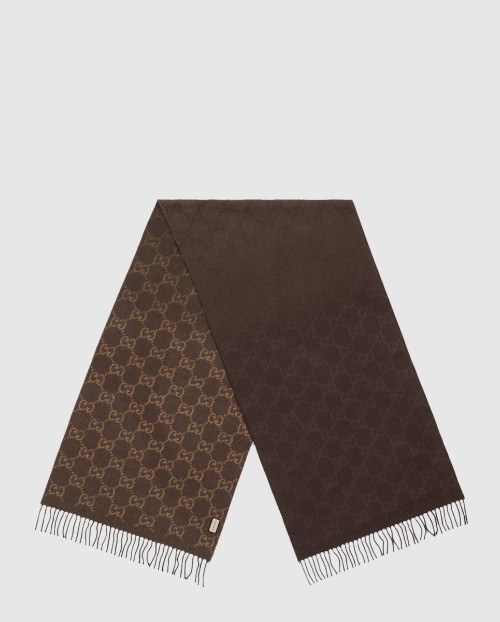 [GUCCI-구찌]태슬 디테일의 GG 자카드 니트 스카프 764634