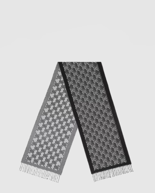 [GUCCI-구찌]GG 섀도우 울 자카드 스카프 795276