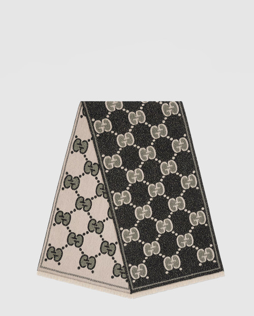 [GUCCI-구찌]GG 울 자카드 스카프 598993