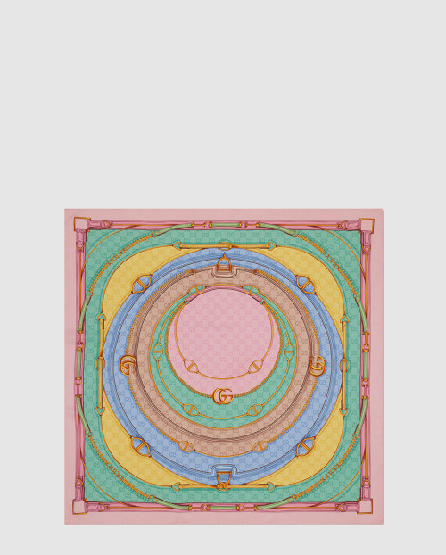 [GUCCI-구찌]GG 벨트 프린트 실크 스카프 788599