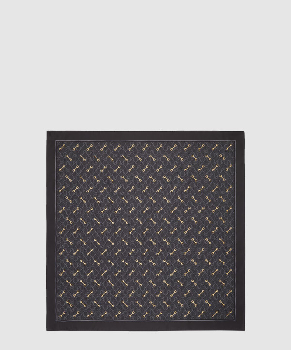 [GUCCI-구찌]GG 프린트 홀스빗 실크 스카프 662576