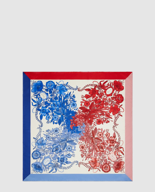 [GUCCI-구찌]꽃 인쇄 실크 775773