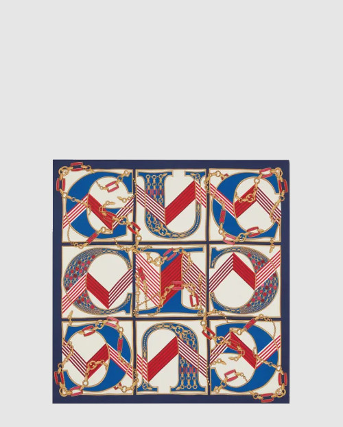 [GUCCI-구찌]플라워 실크 스카프 739829