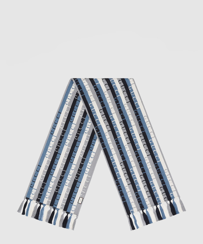 레플리카|이미테이션 gucci-구찌스트라이프-울-스카프-634166