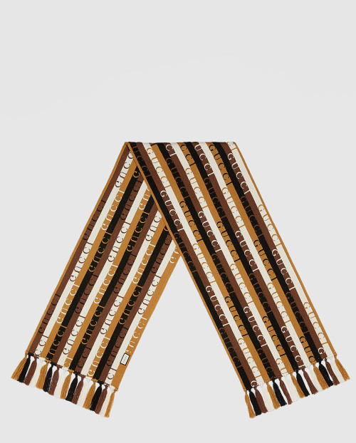 [GUCCI-구찌]스트라이프 울 스카프 634166