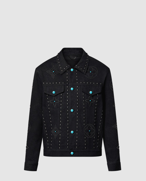 [BURBERRY-버버리]엠브로이더드 데님 재킷 1AFWX3