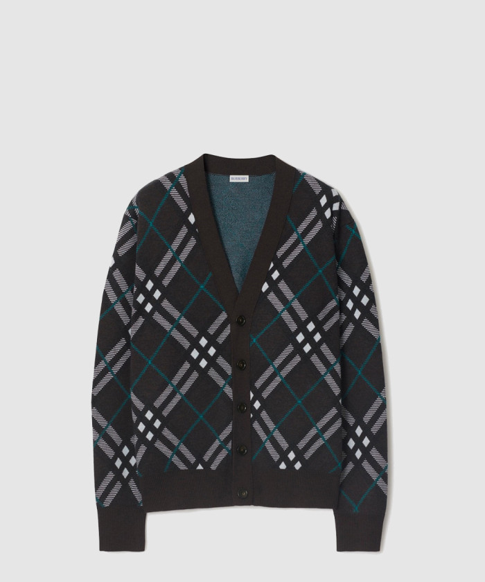 레플리카|이미테이션 burberry-버버리체크-울-모헤어-블렌드-카디건-80934961