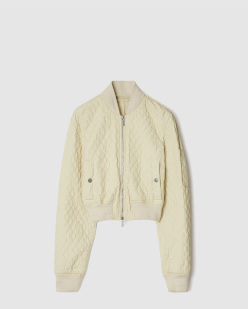 [BURBERRY-버버리]크롭 퀼팅 나일론 보머 재킷 80930421