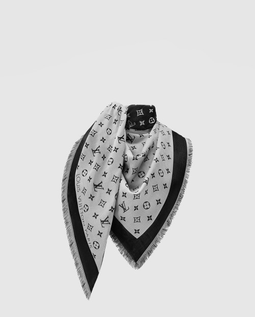 [LOUIS VUITTON-루이비통]듀오그램 숄 브와르 브랑 M79486