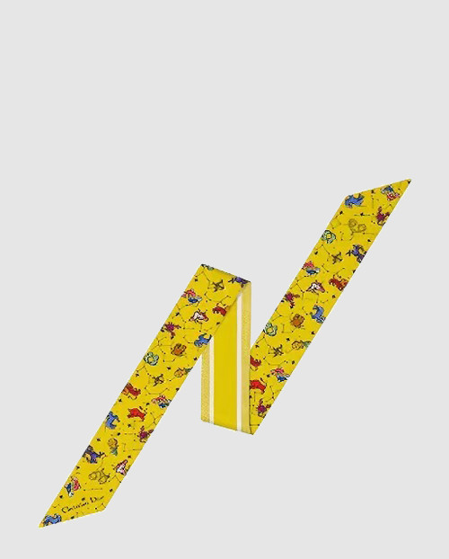 [DIOR-디올]조디악 픽셀 미자 스카프 24PCO