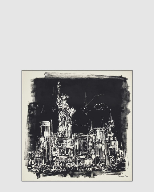 [DIOR-디올]New York 90 스퀘어 스카프 44NYL