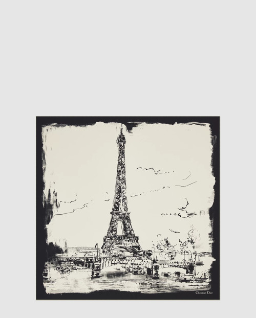 [DIOR-디올]Paris 90 스퀘어 스카프 44EIF