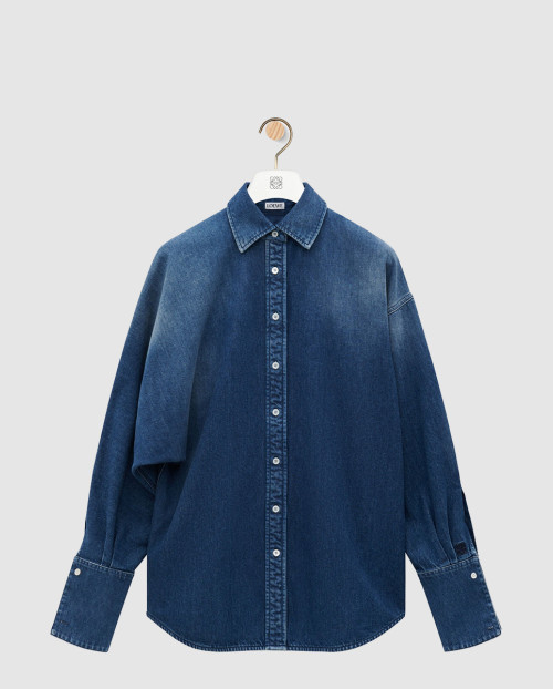 [LOEWE-로에베]드레이프 셔츠 데님