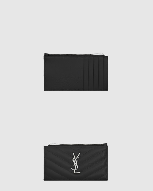 [SAINT LAURENT-생로랑]모노그램 지퍼 카드지갑 607915