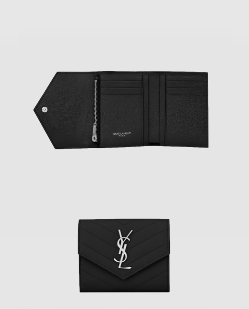 [SAINT LAURENT-생로랑]모노그램 컴팩트 반지갑 403943