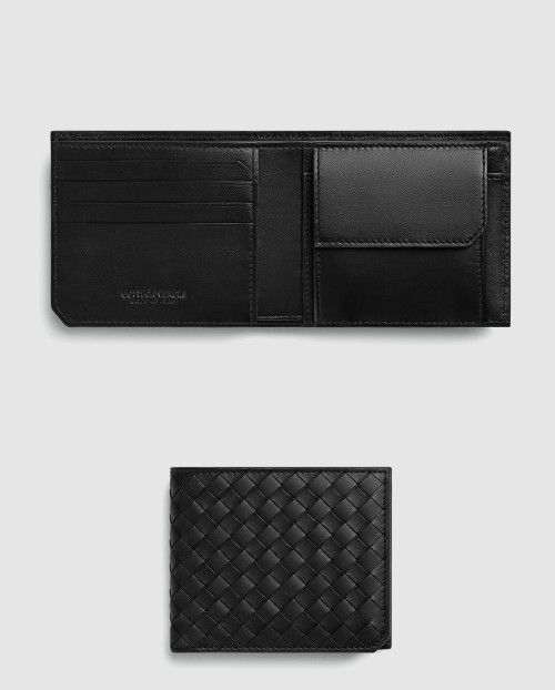 [BOTTEGA-보테가베네타]동전 지갑을 갖춘 인트레치아토 피콜로 폴더형 지갑 805654