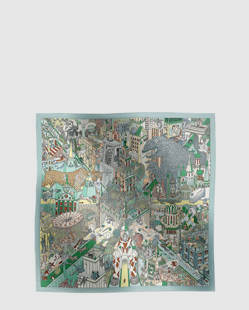 [HERMES-에르메스]Animapolis 스카프