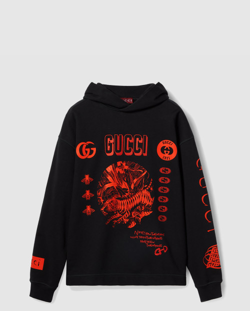 [GUCCI-구찌]로고 자수 후디 784414
