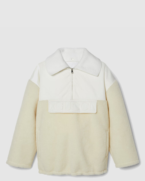[GUCCI-구찌]울 블렌드 플리스 지퍼 재킷 792396