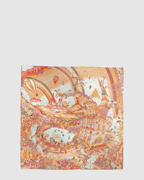 [HERMES-에르메스]Les Folies du Faubourg 스카프 90