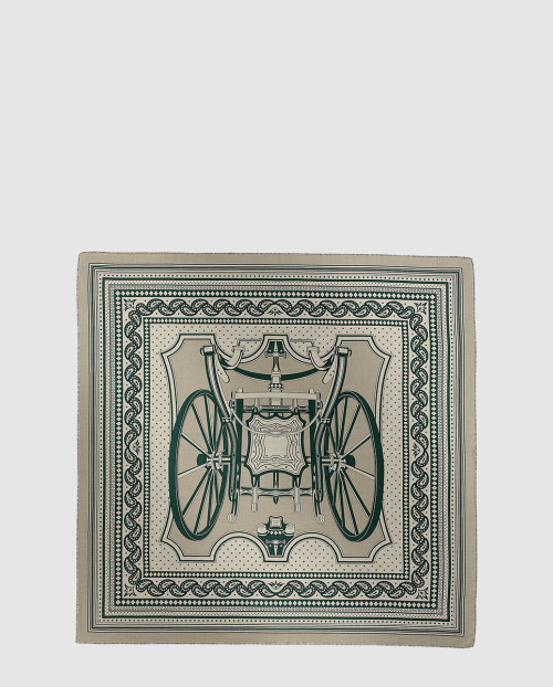 [HERMES-에르메스]Les Roues de Phaeton Bandana 숄