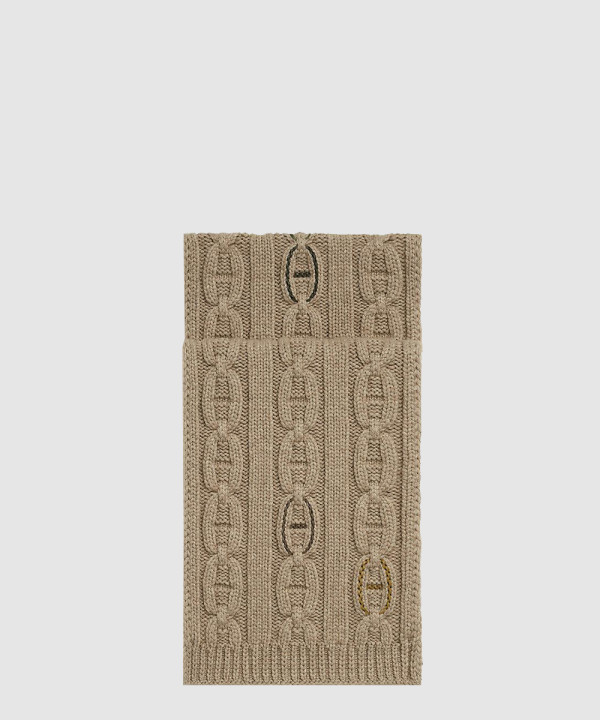 [HERMES-에르메스]가죽 디테일 스카프 트리 마이론