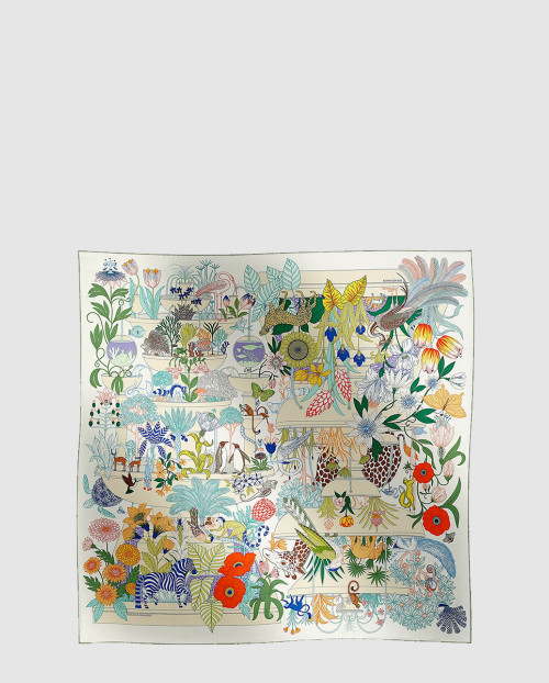 [HERMES-에르메스]Precious Paradise 스카프 90