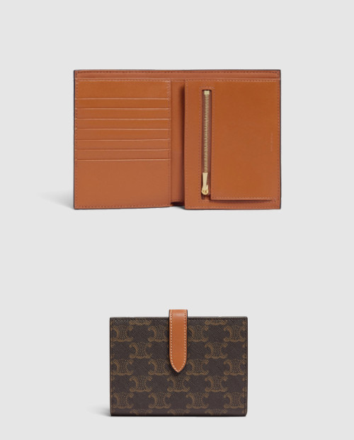 [CELINE-셀린느]스트랩 미디엄 반지갑 10B642