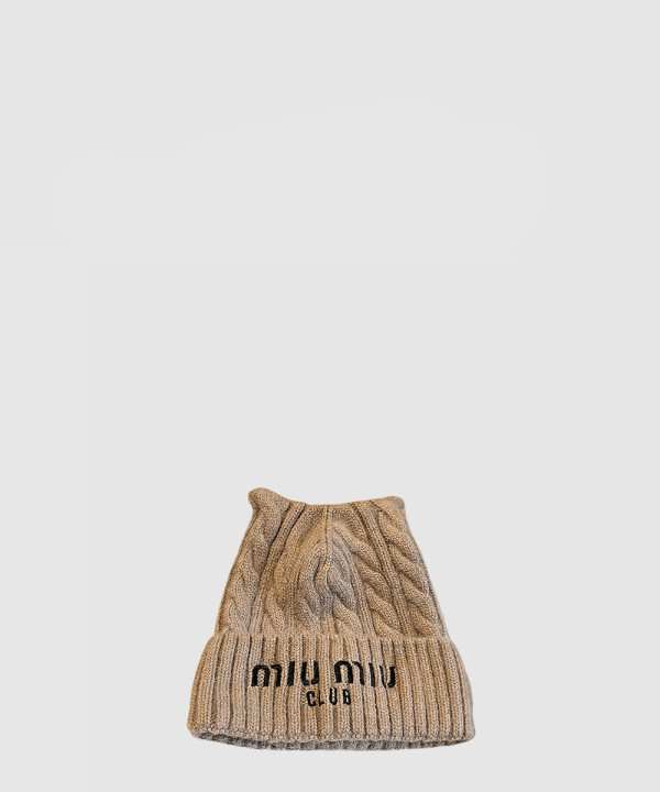 [MIUMIU-미우미우]고양이 귀 비니 5HC619