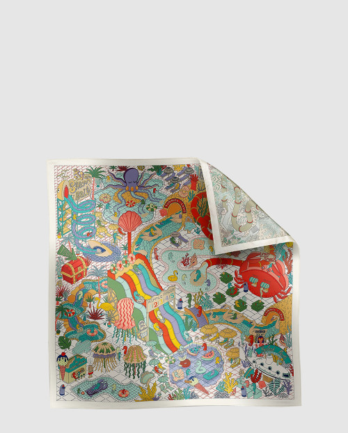 [HERMES-에르메스]Splash Park 더블 페이스 스카프