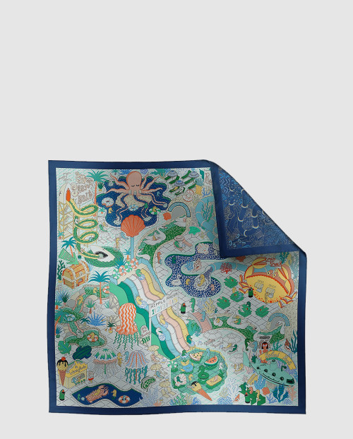 [HERMES-에르메스]Splash Park 더블 페이스 스카프