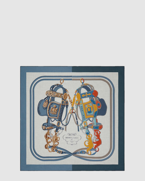 [HERMES-에르메스]갈라 숄 피케 드 아플리케