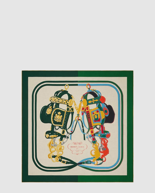 [HERMES-에르메스]갈라 숄 피케 드 아플리케