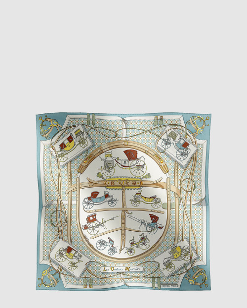 [HERMES-에르메스]Les Voitures Nouvelles 스카프