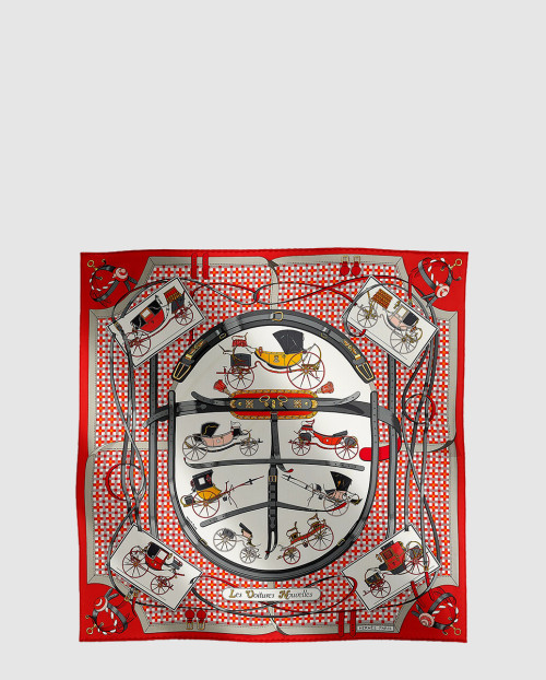 [HERMES-에르메스]Les Voitures Nouvelles 스카프