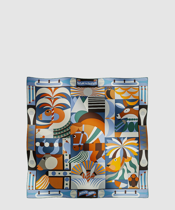 [HERMES-에르메스]Parade en Fanfare 스카프 90