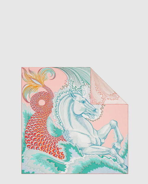 [HERMES-에르메스]슈발 시렌 더블 페이스 스카프 90