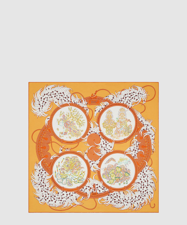 [HERMES-에르메스]Legende Brodee 스카프 90