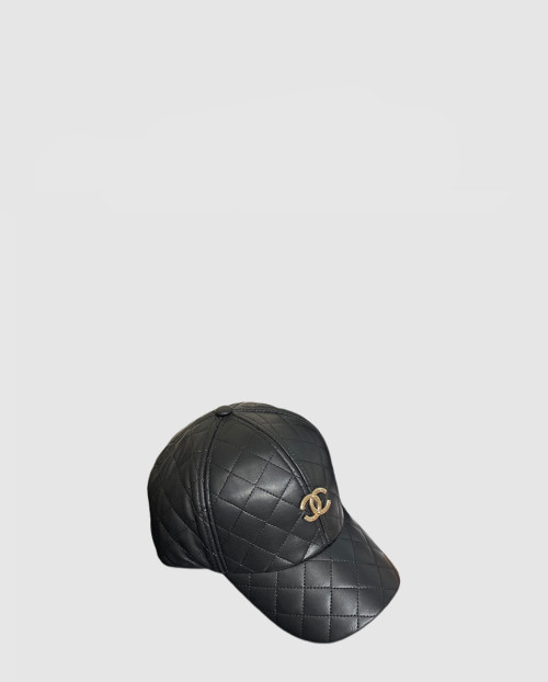 [CHANEL-샤넬]가죽 베이스볼 캡 AA89371