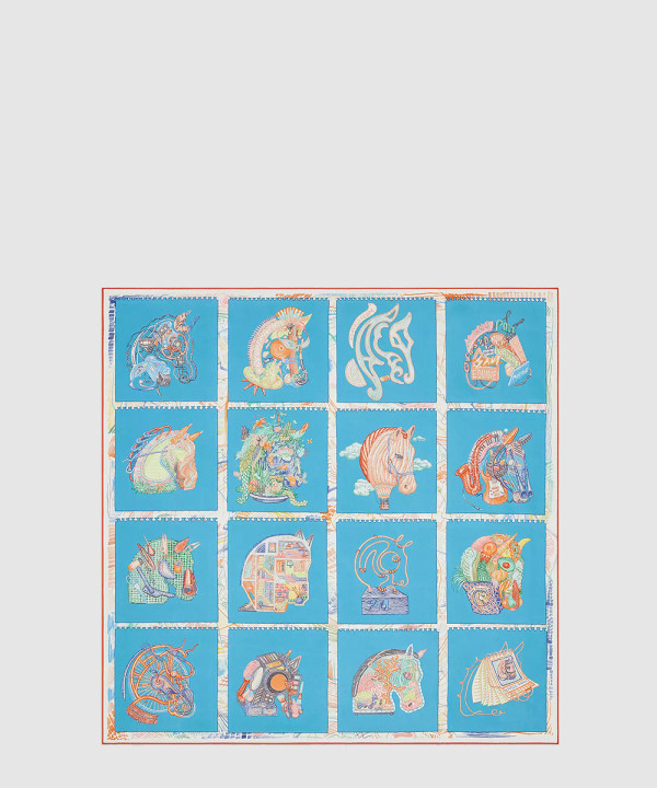 [HERMES-에르메스]Chevaloscope 스카프 90