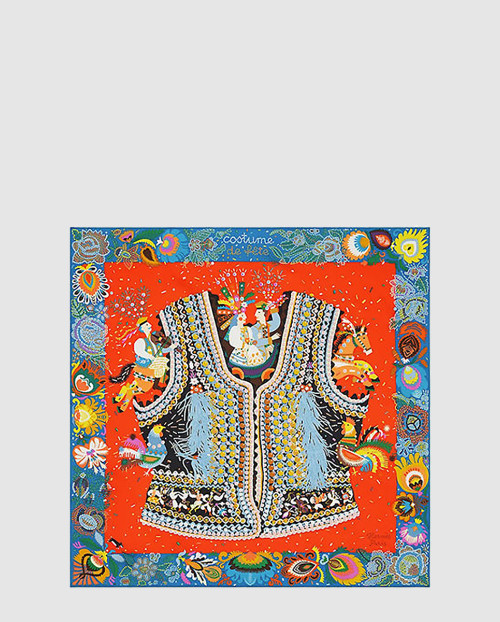 [HERMES-에르메스]코스튬 드 페테 스카프 90